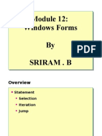 Module 12 - Windows Forms