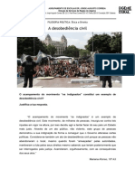 Filosofia Política: Desobediência Civil