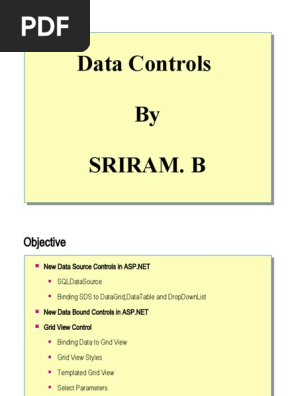 Data Controls