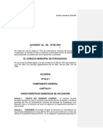 Acuerdo 29-2001- Concejo Fusagasugá