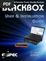 SMX-0618-0100 Portable BLACKBOX User & Installation Manual V1