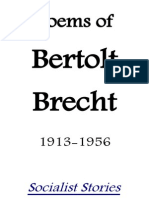 Bertolt Brecht Poems Collection