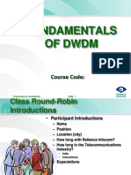 DWDM Fundamentals