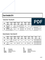 Exam Timetable2014