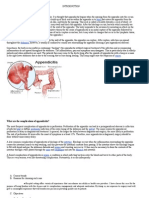 Inflammation Stool Lymphatic Tissue: Appendicitis Means