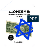 Zionisme Gerakan Menaklukan Dunia-ZA Maulani