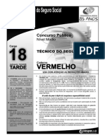 Prova Tecnico2008 Cargo18 Caderno Vermelho