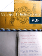 Indian Society GS Paper I (VajiRam - Ravi Class Notes - 2013) Raz KR