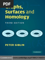 Giblin P. Graphs, Surfaces and Homology (3ed., CUP, 2010) (ISBN 0521766656) (O) (273s) - MDat