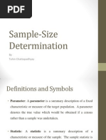 Sample Size Determination