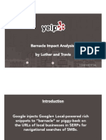 TechCrunch: Confidential Yelp User Behavior Study On Google Results