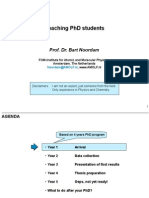 Coaching PHD Students: Prof. Dr. Bart Noordam