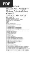 Technical Guide Micom P441, P442 & P444 Distance Protection Relays Application Notes