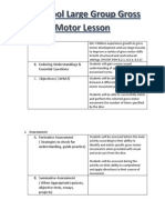 Large Group Lesson Plan Movement Ece 3930