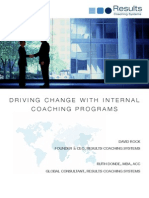 Driving Organisational Change With Internal Coaching Programs