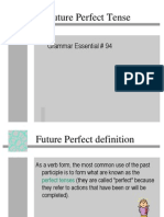 Future Perfect Tense: Grammar Essential # 94