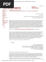 A Mercadorização Dos Delitos_ Ficção e Realidade - Crítica Do Direito