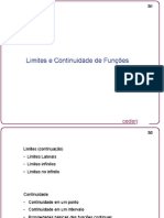 Aula - 003 - Limites e Continuedades de Funções 2