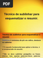 Apres_ Técnicas de sublinhar, esquematizar e resumir