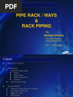 Design Practice For Piping Arangement (Pipe Rack) | PDF | Chemical ...