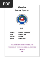 Download Tugas Satuan Operasi II Makalah Destilasi by Document PTKI Medan SN23328080 doc pdf