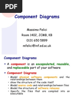 Component Diagrams: Massimo Felici Room 1402, JCMB, KB 0131 650 5899 Mfelici@inf - Ed.ac - Uk