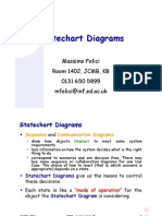 Statechart Diagrams: Massimo Felici Room 1402, JCMB, KB 0131 650 5899 Mfelici@inf - Ed.ac - Uk