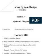 Information System Design: Statechart Diagrams