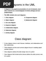 Diagrams in The UML