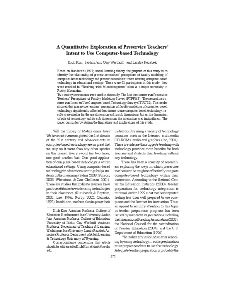 Paper 2 Edtech | PDF | Educational Technology | Learning Theory (Education)