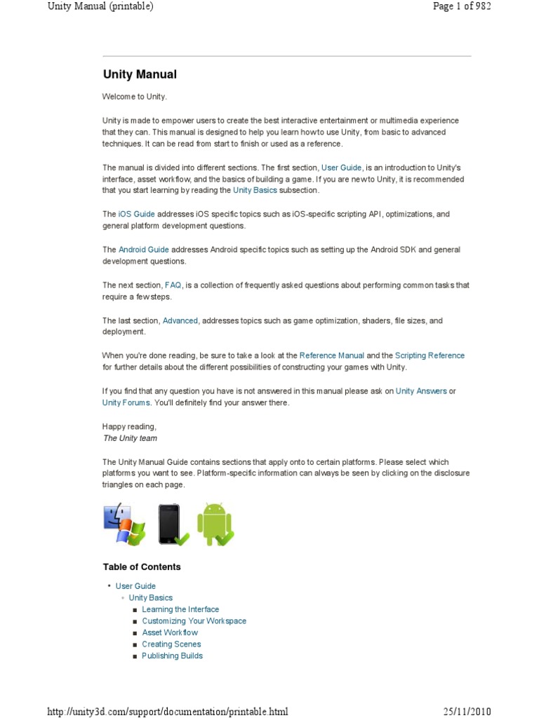 Unity 3d Help New | PDF | Unity (Game Engine) | Shader