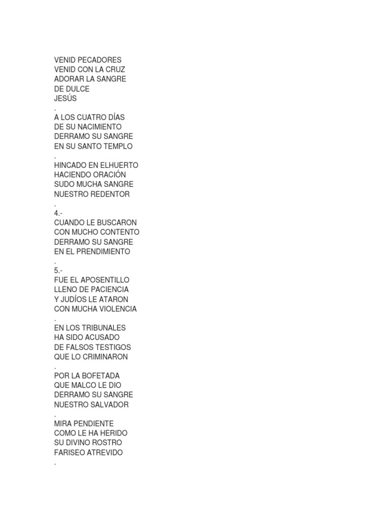 LETRA DE LA CANCI N PATORES VENID visual data 8
