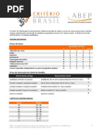 Critério de Classificação Econômica No Brasil
