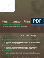 Stonerock Health Lesson Plan Powerpoint