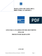 Guia para La Confección de Proyecto