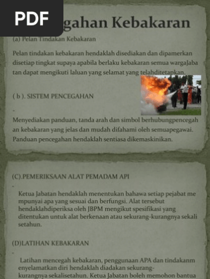 Pencegahan Kebakaran Pdf