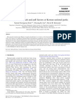 The Influence of Push and Pull Factors at Korean National Parks