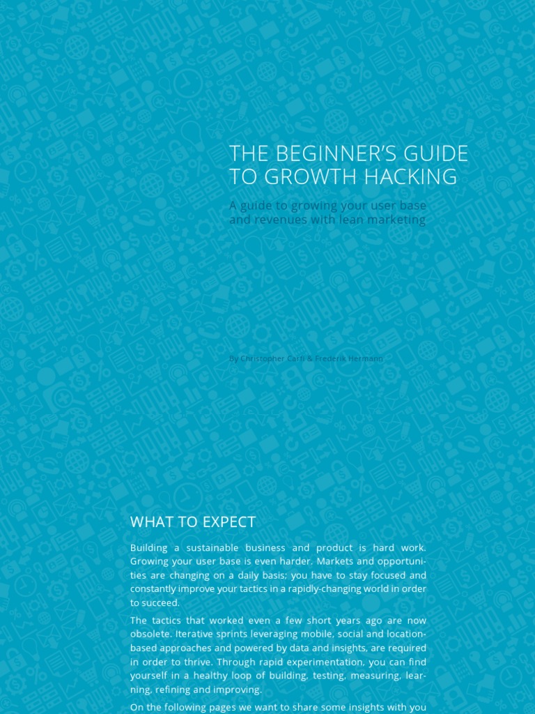 Beginner's Guide to Growth Hacking | PDF | Advertising | Search Engine ...