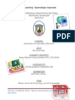 Ensayo de B-Learding y Uso de La Tecnologia