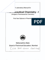 Pharmaceutical Chemistry - I (5exp)