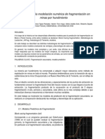 Problemas de La Modelación Numérica de Fragmentación en Minas Por Hundimiento