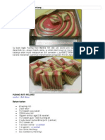 Puding Roti Pelangi Petang