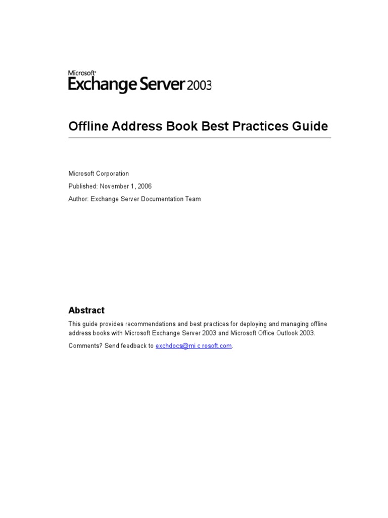 How Often Does Outlook Update Offline Address Book