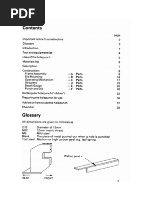 Book 7 Hand Operated Hole Punch