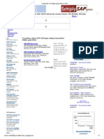 Creating a New SAP Infotype Using Transaction PM01 and PPCI