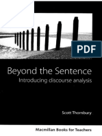 30CE7 Thornbury S Beyond The Sentence Introducing Discourse Analys