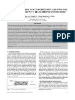 Flexuralanalysis of Composite One- And Two-way Sandwich Slabs With Truss-shaped Connectors