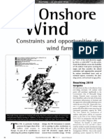 Onshore: Constraints and Opportunities For Wind Farms