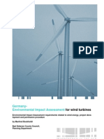 Germany-Environmental Impact Assessment: For Wind Turbines