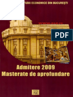 Subiecte Admitere Mastere ASE 2008
